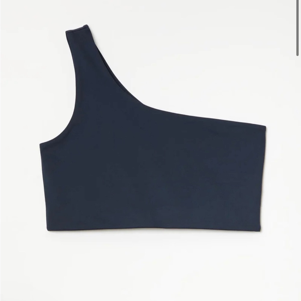 Midnight Bianca One-Shouldered Top